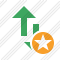 Exchange Vertical Star Icon