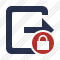 Exit Lock Icon