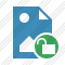File Image Unlock Icon