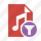 File Music Filter Icon