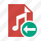 File Music Previous Icon