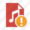 File Music Warning Icon