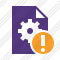 File Settings Warning Icon