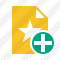 File Star Add Icon