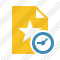 File Star Clock Icon