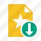 File Star Download Icon