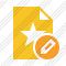 File Star Edit Icon