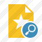 File Star Search Icon