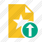 File Star Upload Icon