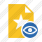 File Star View Icon