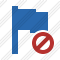 Flag Blue Block Icon