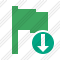 Flag Green Download Icon