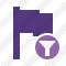 Flag Purple Filter Icon