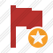 Icone Flag Red Star