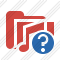 Folder Music Help Icon