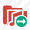 Folder Music Next Icon