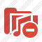 Folder Music Stop Icon