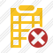 Hotel Cancel Icon