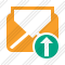 Mail Read Upload Icon