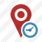 Map Pin Clock Icon