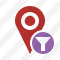 Map Pin Filter Icon