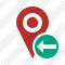 Map Pin Previous Icon