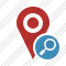 Map Pin Search Icon