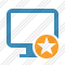 Monitor Star Icon