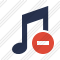 Icone Musica Interrompi
