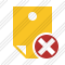 Note Cancel Icon