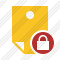 Note Lock Icon