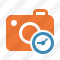 Photocamera Clock Icon