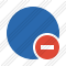 Point Blue Stop Icon