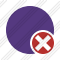 Point Purple Cancel Icon
