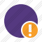 Point Purple Warning Icon