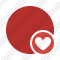 Point Red Favorites Icon
