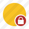 Point Yellow Lock Icon