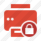 Print Lock Icon