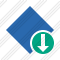 Rhombus Blue Download Icon