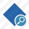 Rhombus Blue Search Icon