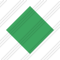 Rhombus Green Icon