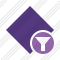 Rhombus Purple Filter Icon