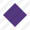 Rhombus Purple Icon