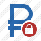 Ruble Lock Icon