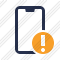 Smartphone 2 Warning Icon