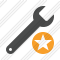 Spanner Star Icon