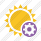 Sun Settings Icon