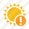 Sun Warning Icon