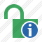 Unlock Information Icon