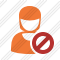 User Woman 2 Block Icon